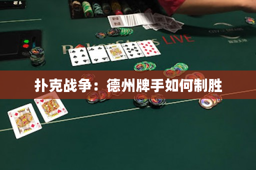 撲克戰(zhàn)爭：德州牌手如何制勝