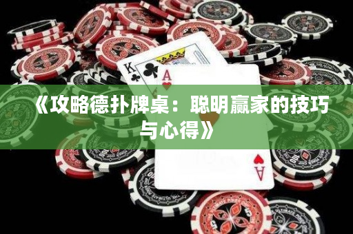 《攻略德撲牌桌：聰明贏家的技巧與心得》