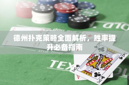 德州撲克策略全面解析，勝率提升必備指南