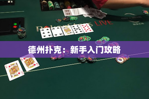 德州撲克：新手入門攻略