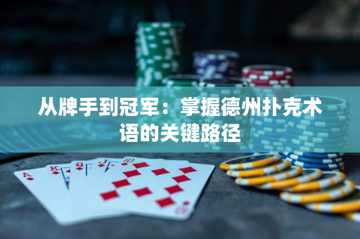 從牌手到冠軍：掌握德州撲克術語的關鍵路徑