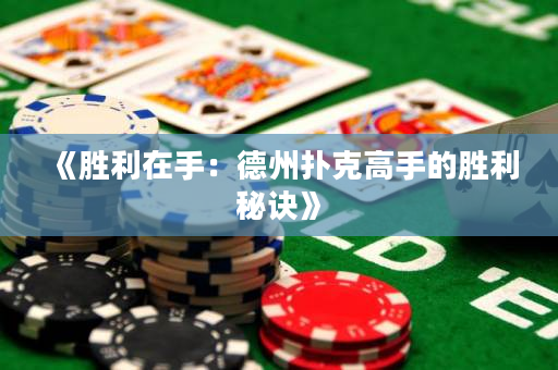 《勝利在手：德州撲克高手的勝利秘訣》